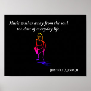 Music washes away  poster