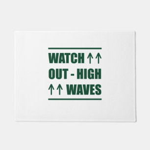 Music Watch Out High Waves Doormat