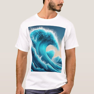 Music Wave Ocean Homme's Graphic T-shirt