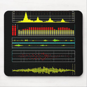 Music Waves & Audio Equalizer2 Mouse Pad
