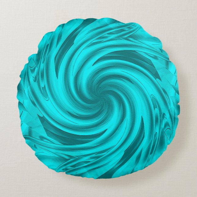 Music waves.... round pillow (Front)