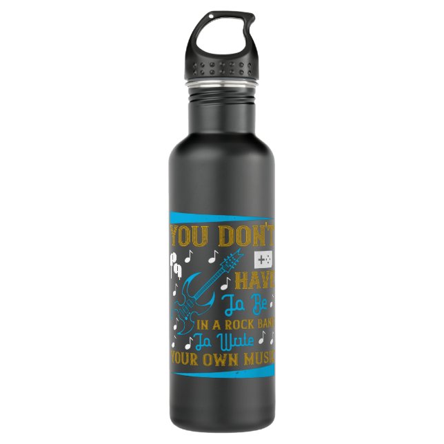 Music - Write Your Own Music 710 Ml Water Bottle (Front)