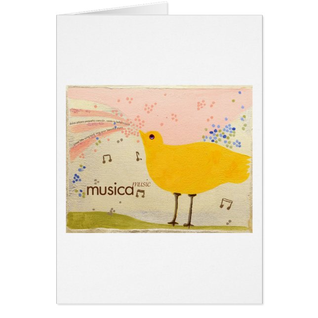 musica : carte de bilingue de musique (Devant)