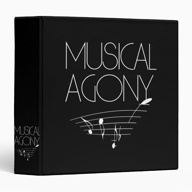 Musical agony binder (Front/Spine)