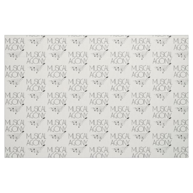 Musical agony fabric (Fat Quarter)