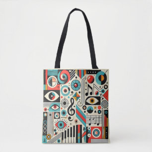 Musical and Artistic Elements Tote Bag