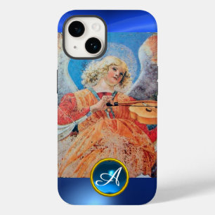 MUSICAL ANGEL , Blue Sapphire Monogram iPhone 14 Case