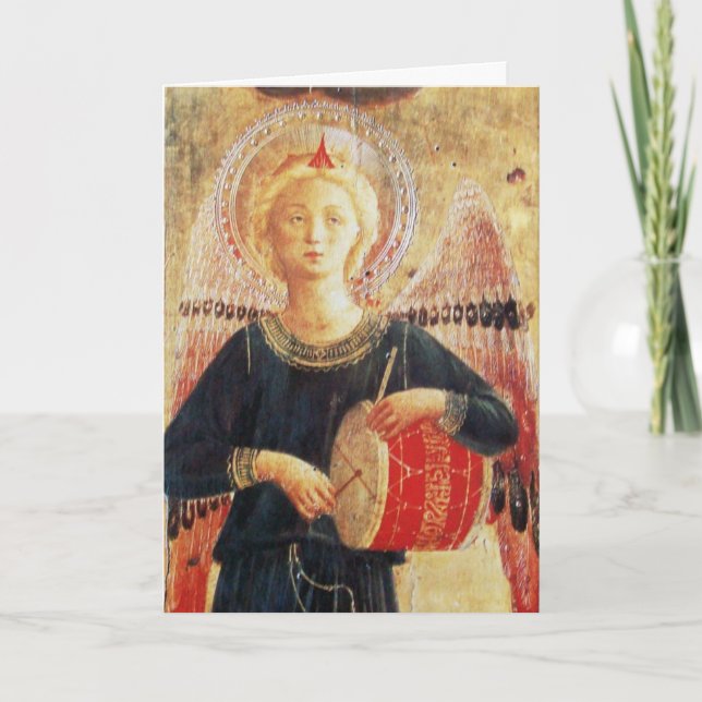 MUSICAL ANGEL HOLIDAY CARD (Front)