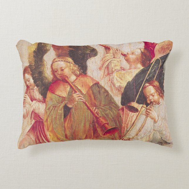 Musical Angels Decorative Pillow (Front)