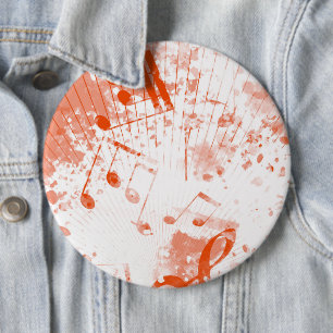 Musical Atmosphere 3 6 Inch Round Button