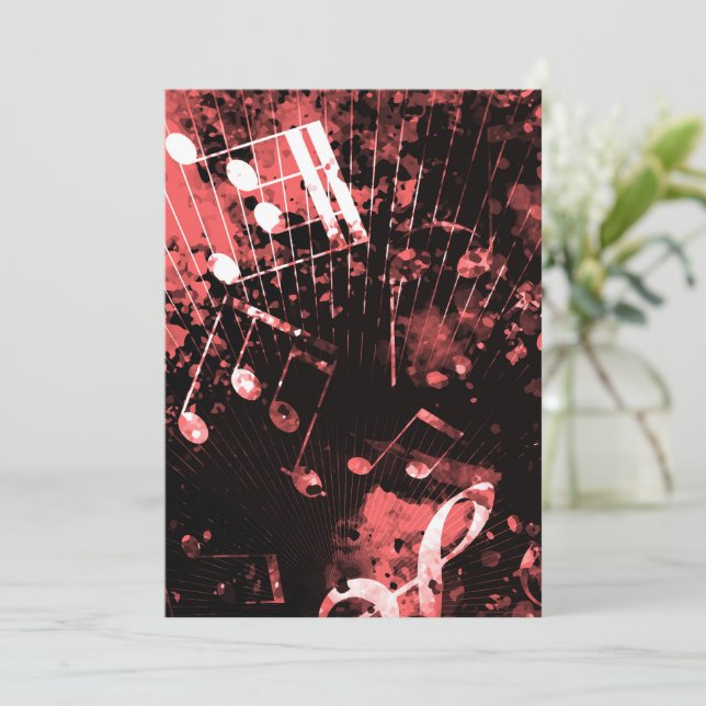 Musical Atmosphere 4 Card (Standing Front)