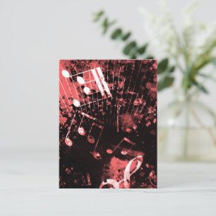 Musical Atmosphere 4 Holiday Postcard