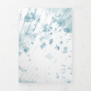 Musical Atmosphere 5 Tri-Fold Holiday Card