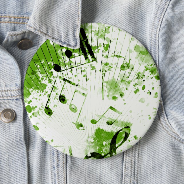 Musical Atmosphere 7 6 Inch Round Button (In Situ)