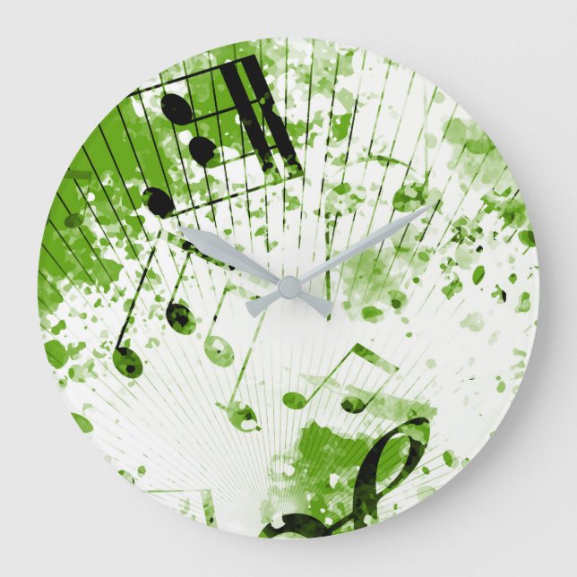 Musical Atmosphere 7 Large Clock (Front)