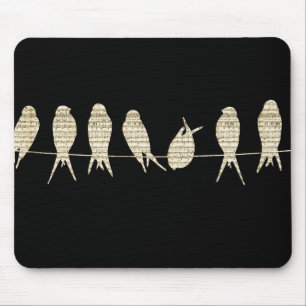 Musical Birds Mouse Pad
