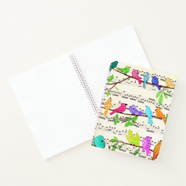 Musical Birds Notebook (Inside)