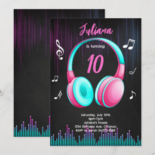 Musical Birthday Invitation