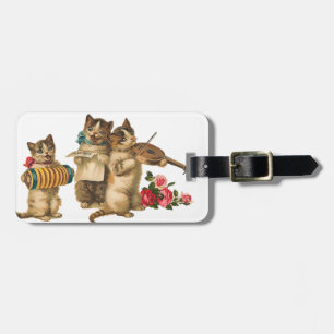 Musical Cats Luggage Tag