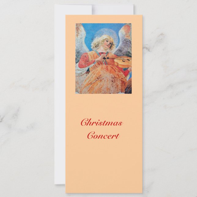 MUSICAL CHRISTMAS ANGEL HOLIDAY CARD (Front)