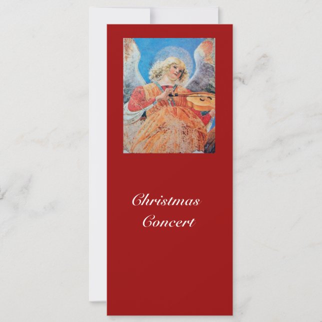 MUSICAL CHRISTMAS ANGEL HOLIDAY CARD (Front)