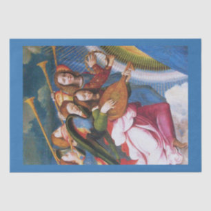 MUSICAL CHRISTMAS ANGELS Christmas Tissue Paper