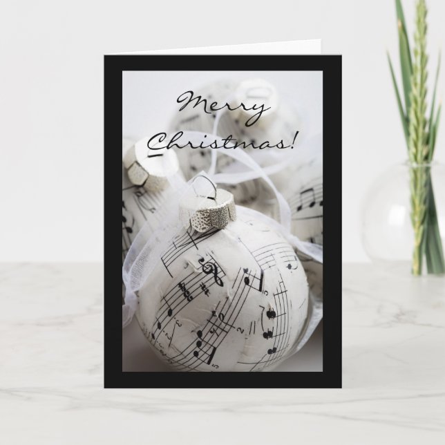 Musical Christmas card (Front)