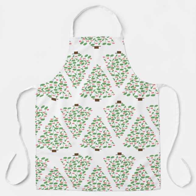 Musical Christmas Tree  Apron (Front)