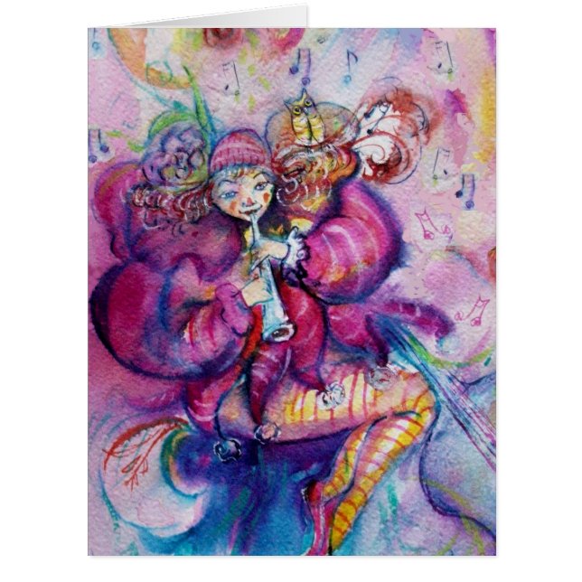 MUSICAL CLOWN Pink Sparkles (Front)