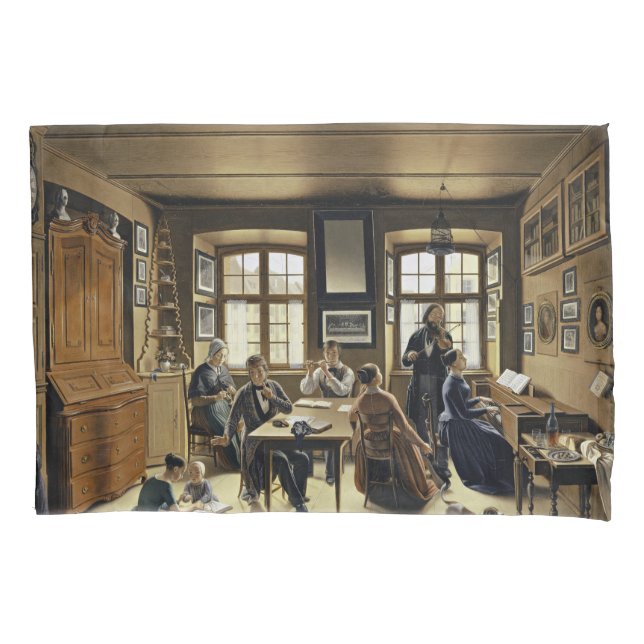 Musical Concert in Basel (by Sebastian Gutzwiller) Pillowcase (Front-Left)