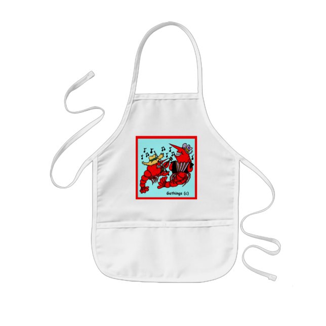 MUSICAL CRAWFISH KIDS APRON (Front)