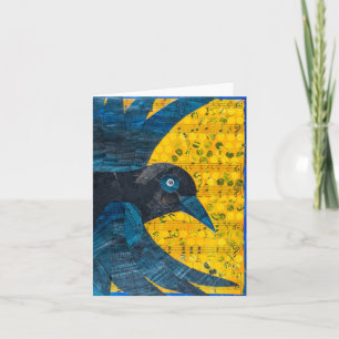 Musical Crow Card
