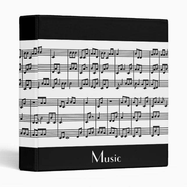 Musical Design Binder (Front/Spine)