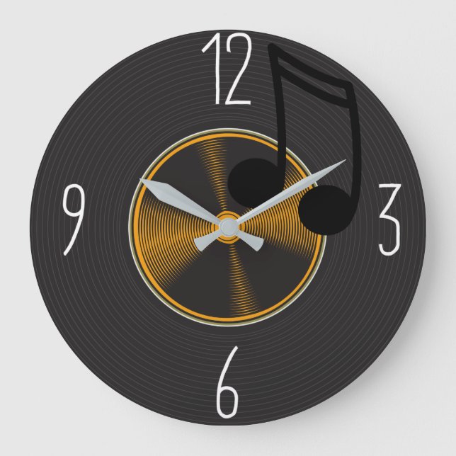 Musical Disc large clock (Front)