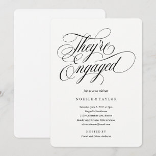 Musical Engagement Party Invitation