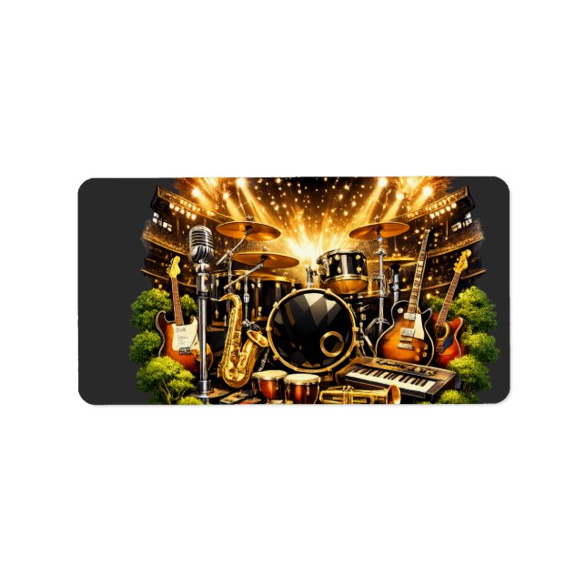 Musical Equipment Label (Front)