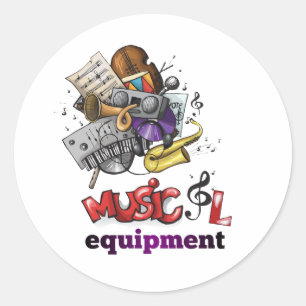 Musical equipment Sticker