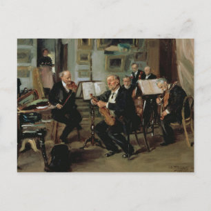 Musical Evening, 1906 Postcard