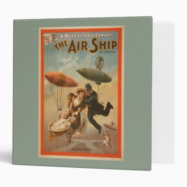 Musical Farce Comedy, The Air Ship Theatre 2 Binder (Front/Inside)