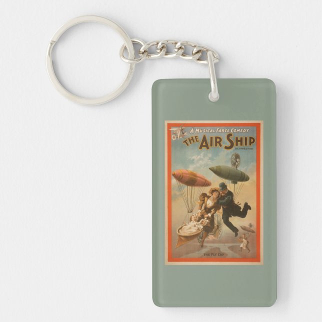 Musical Farce Comedy, The Air Ship Theatre 2 Keychain (Front)