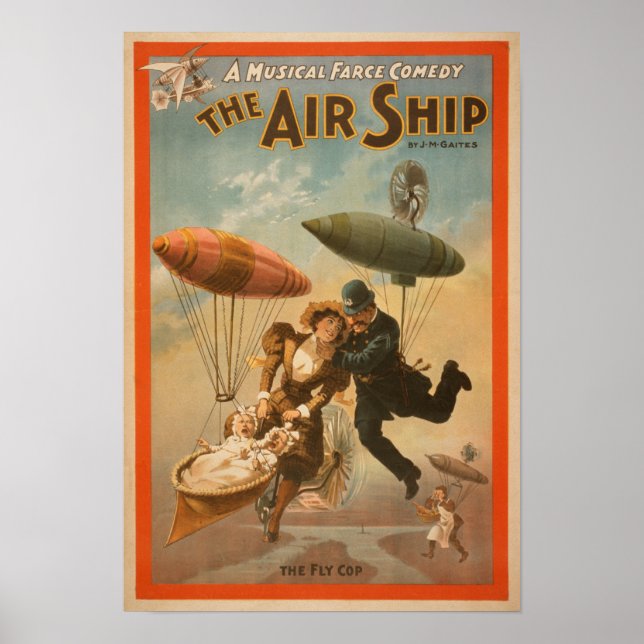 Musical Farce Comedy, The Air Ship Theatre 2 Poster (Front)