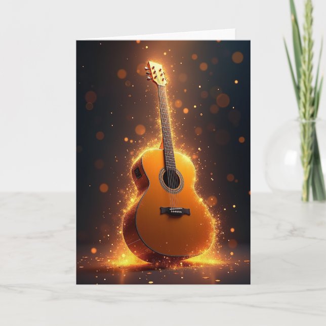 Musical Fathers Day Aura Card (Front)