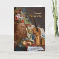 Musical Father's Day Flowers and violin Bachelier