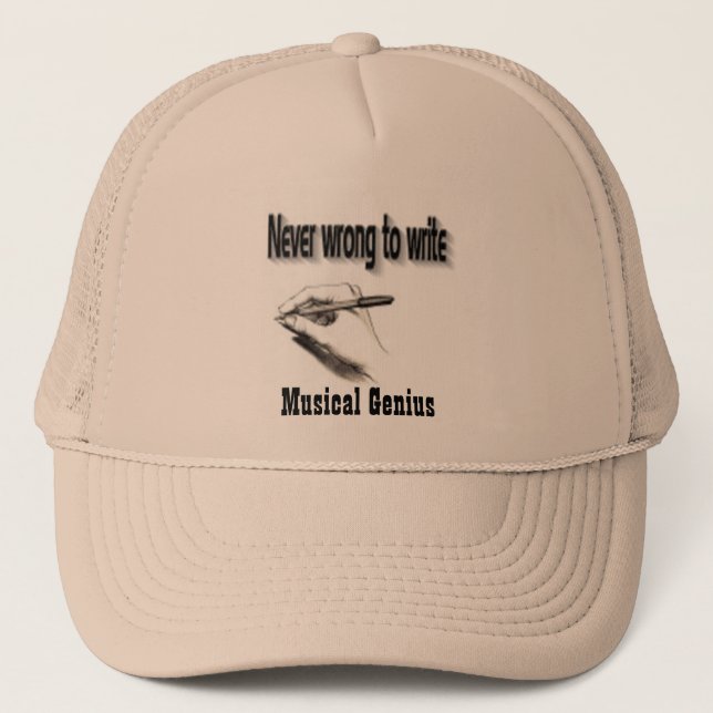 Musical Genius truker hats (Front)