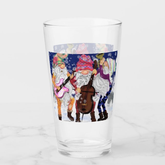 Musical Gnomes Glass (Front)
