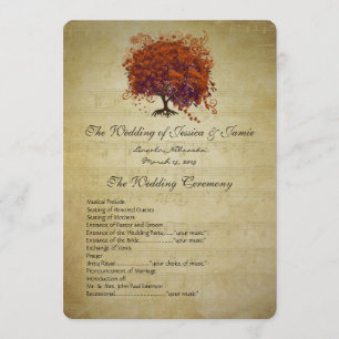 Musical Gold Dark Coral Heart Tree Programme de ma