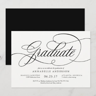 Musical Graduation Party Invitation