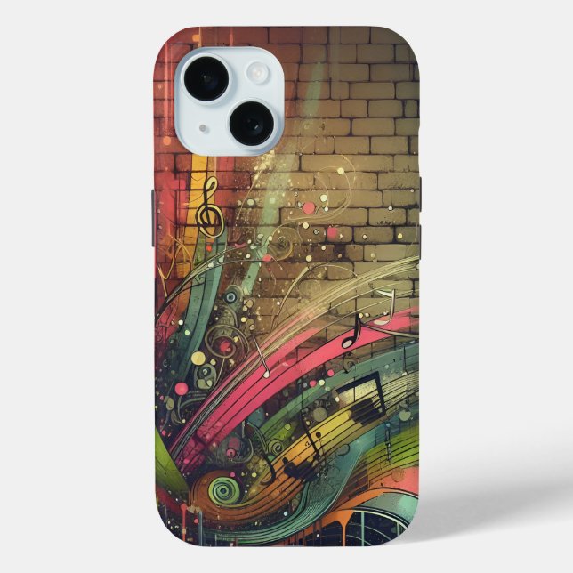 Musical Graffiti Case-Mate iPhone Case (Back)