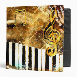 Musical Grunge Avery Binder