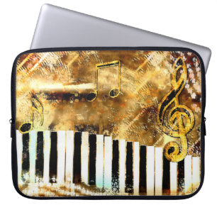 Musical Grunge Laptop Sleeve